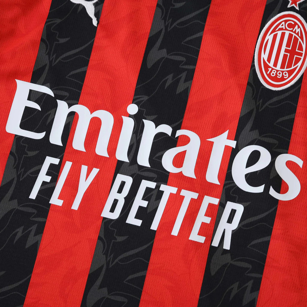Camisa Milan I 2025/26 - Kit Infantil