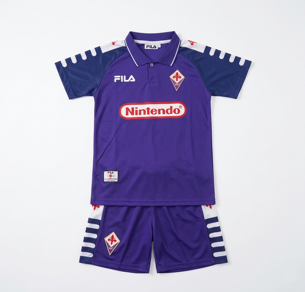Camisa Fiorentina I 1998/99 - Kit Infantil