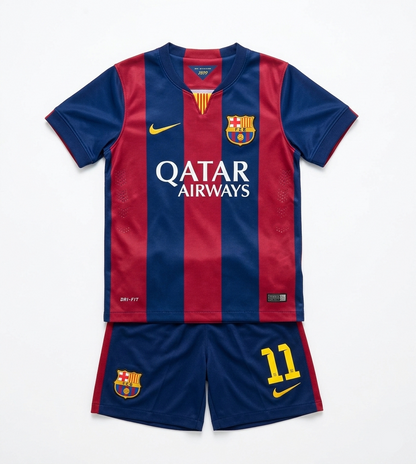 Camisa Barcelona I 2014/15 - Kit Infantil