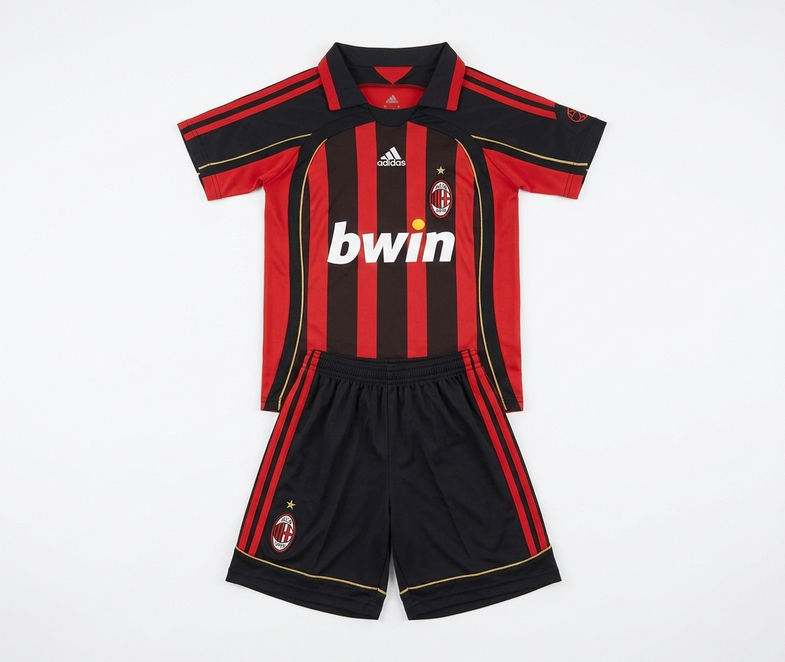 Camisa Milan I 2006/07 - Kit Infantil