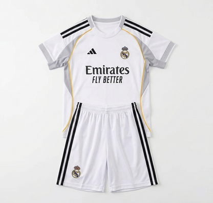 Camisa Real Madrid I 2025/26 - Kit Infantil