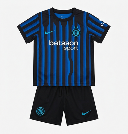 Camisa Inter de Milão I 2025/26 - Kit Infantil