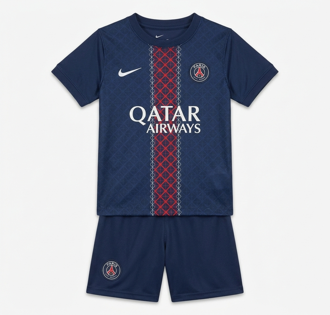 Camisa PSG I 2025/26 - Kit Infantil