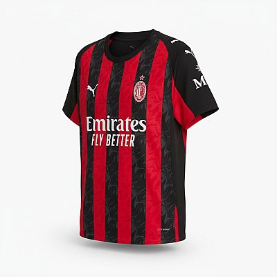 Camisa Milan I 25/26 - Jogador Masculina