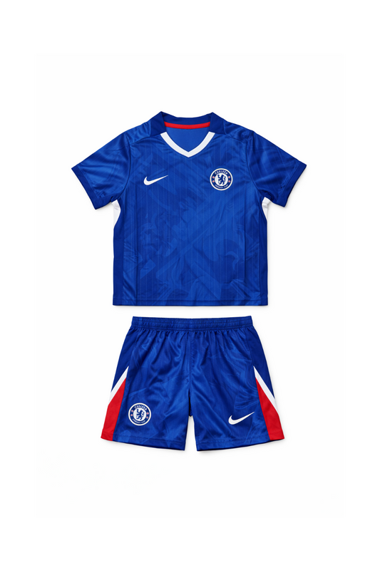 Camisa Chelsea I 2025/26 - Kit Infantil