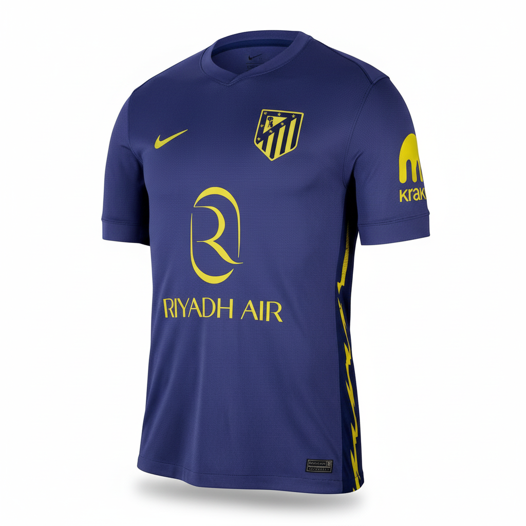 Camisa Atletico de Madrid II 25/26 - Torcedor Masculina