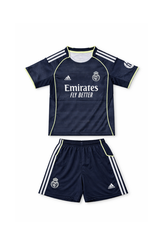 Camisa Real Madrid II 2025/26 - Kit Infantil