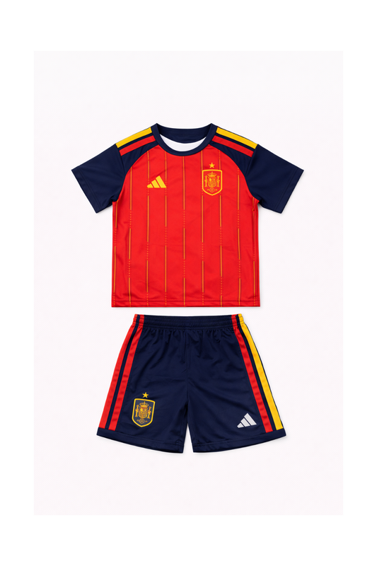 Camisa Espanha I 2026 - Kit Infantil